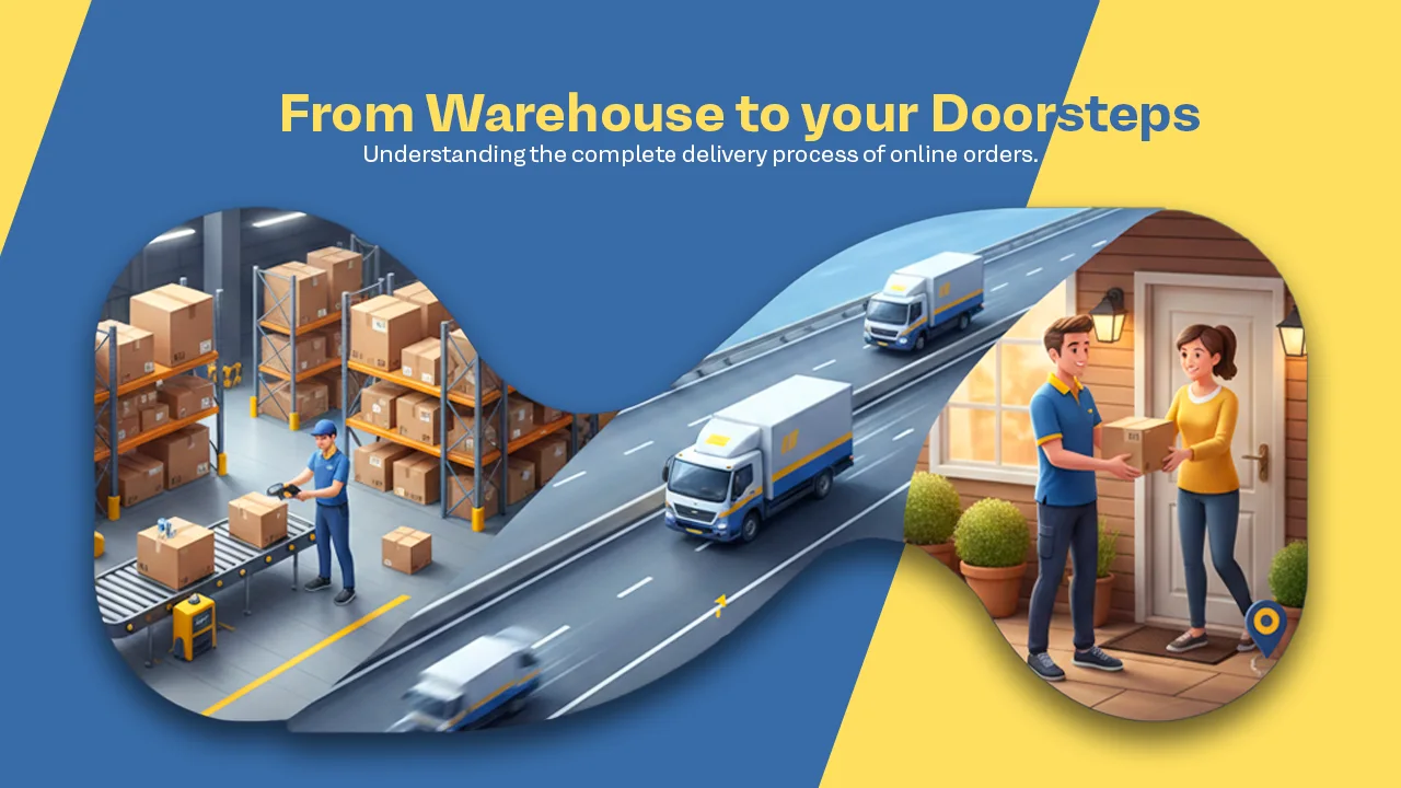Your order is delivered!! but How? See how your online shopping orders are actually processed & delivered.